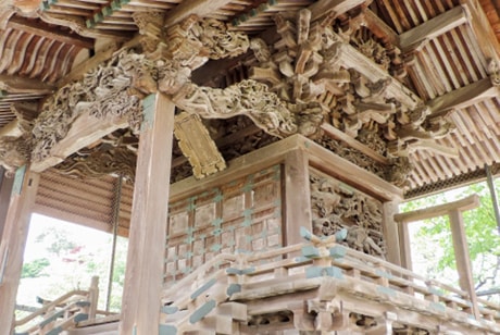 おすすめポイント秋葉神社奥の院石川雲蝶作の宮彫り